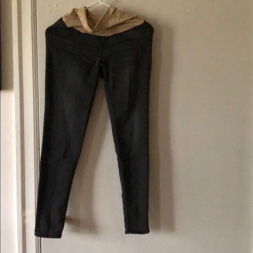 Índigo maternity pants